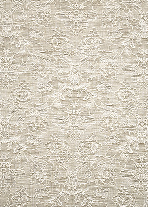 HARTBURY DAMASK - IVORY -0