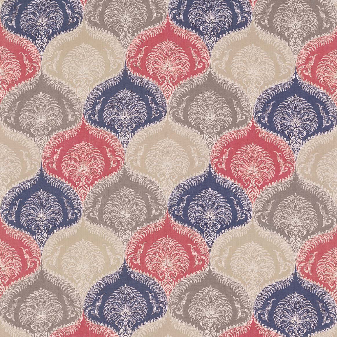 PASHA SULEYMAN - SOFT NAVY/CORAL/LINEN-0