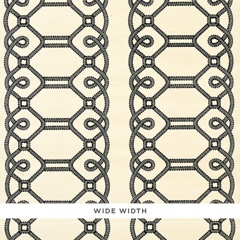 ZIZ EMBROIDERED SISAL