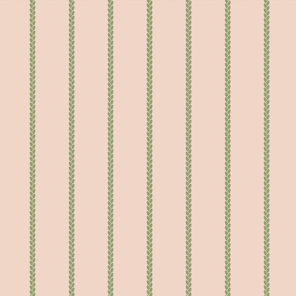 Farrow & Ball Petal Stripe Wallpaper 2421